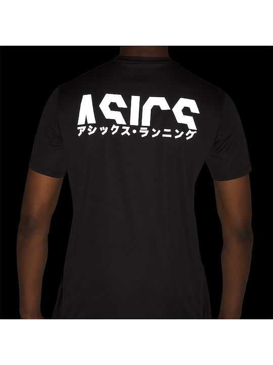 ASICS T-shirt Μαύρο