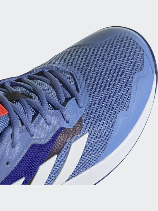 adidas Courtjam Control Мъжки Тенис обувки Глинени игрища Blue Fusion / Cloud White / Lucid Blue