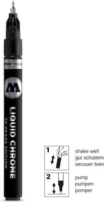 Molotow Marker Permanent 1mm Argint