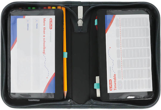 Herlitz CamouCross Penare Echipată Culoare Full Face Albastru
