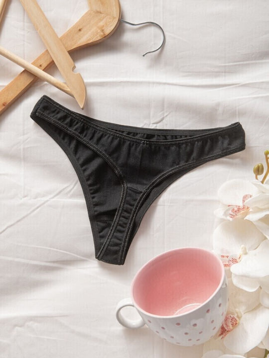 Women's String Black