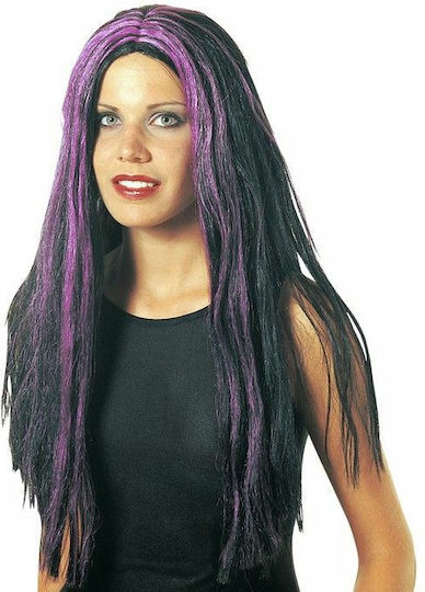 Carnival Wig Straight Brunette for Halloween 60cm