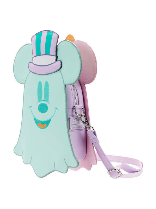 Loungefly Ghost Mickey and Minnie Mouse Glow Geantă pentru Copii de umar Multicoloră 20bucx5bucx21.25buccm. Loungefly Ghost Mickey and Minnie Mouse Glow Geantă pentru Copii de umar Multicoloră 20bucx5bucx21.25buccm.