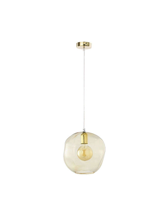 TK Lighting Sol Pendant Light Single-Light for Socket E27 Gold