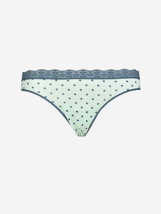 Apple Boxer Women's Brazil 2Pack with Lace Light Blue