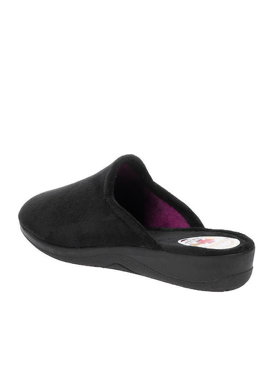 Papuci de Damă de Iarnă Negre