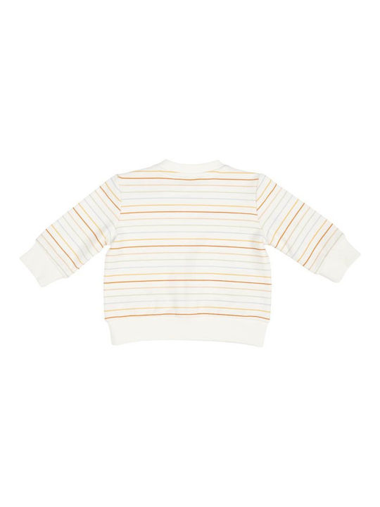 Little Dutch Hanorac pentru copii Alb Sunny Stripes