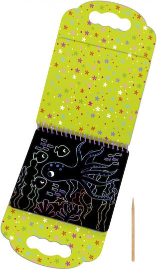 Tooky Toys Боядисване Scratch Art - Животни за Деца 3+ години+ Години