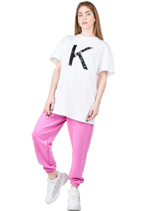 Παντελόνι Φόρμας με Λάστιχο Super Pink