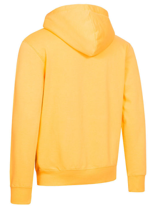 Lonsdale Buckhaven Men's Sweatshirt with Hood and Pockets Yellow