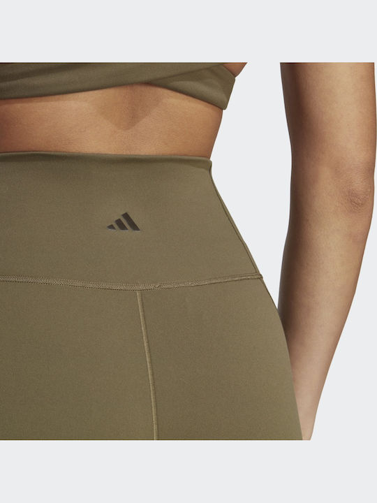 Yoga Studio Yoga Γυναικείο Cropped Κολάν Χακί