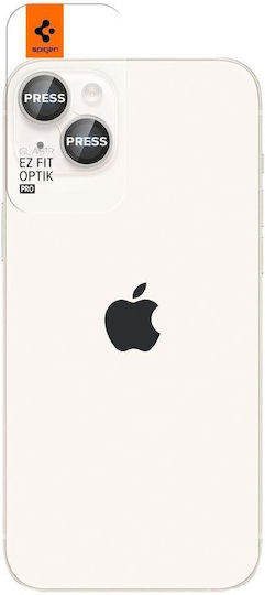 Spigen Optik Pro EZ Fit Camera Protection Tempered Glass Starlight for the iPhone 14 / 14 Plus