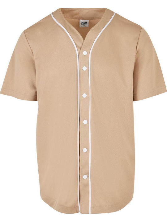 Short-sleeved Shirt Beige