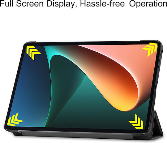 Sonique Smartcase Slim Klappdeckel Dauerhafte Schwarze (Xiaomi Pad 5 / 5 Pro 11")