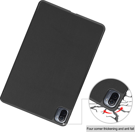 Sonique Smartcase Slim Klappdeckel Dauerhafte Schwarze (Xiaomi Pad 5 / 5 Pro 11")