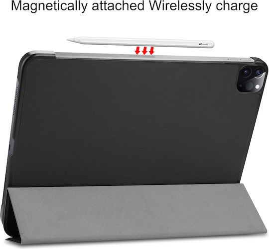 Sonique Smartcase Slim Klappdeckel Robust Schware (iPad Pro 2020 12,9 Zoll / iPad Pro 2021 12,9 Zoll)