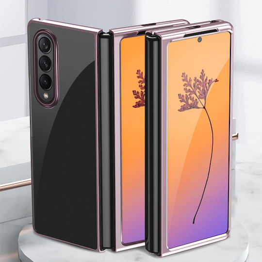 Hurtel Plating Buchen Sie Metallisch 0.3mm Rosa (Samsung Galaxy Z Fold 4)
