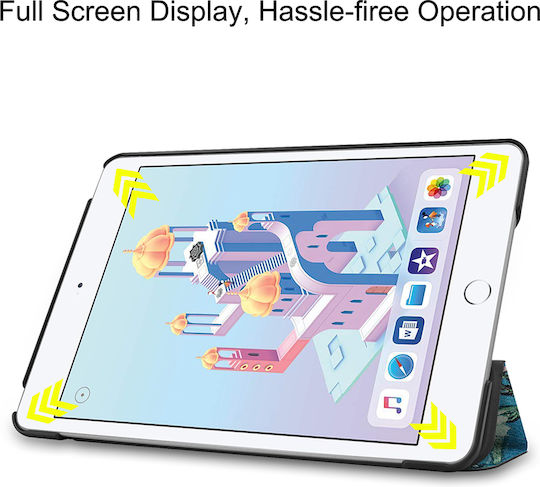 Sonique Smartcase Slim Flip Cover Durabilă Sakura (iPad mini 2019)