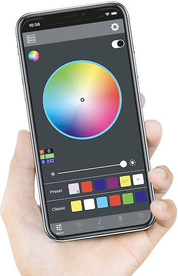 The Source Ταινία LED USB 5V RGB Φως 2m με Τροφοδοτικό & Τηλεχειριστήριο