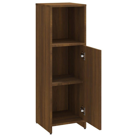 vidaXL Ντουλάπι Μπάνιου 30x30x95cm Δρυς