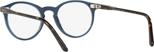 Ralph Lauren Plastic Eyeglass Frame Blue PH2083 5276