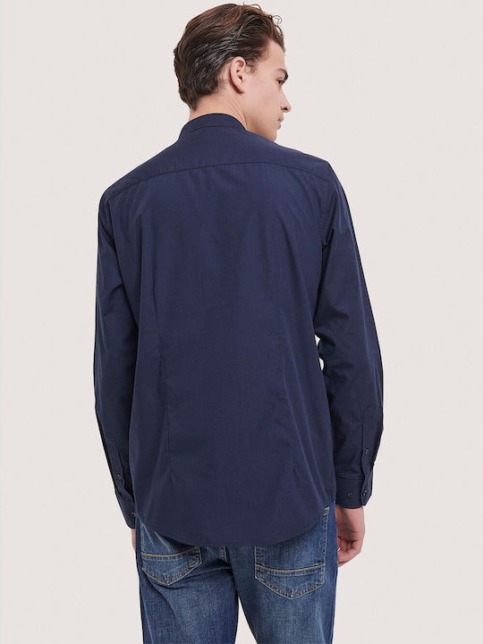 Alcott Men's Shirt Long Sleeve Navy Blue