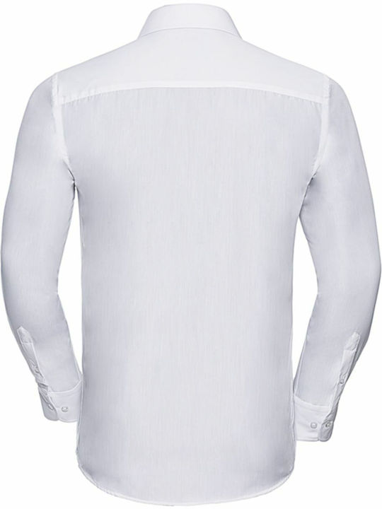 Long Sleeve Shirt in Regular Fit White