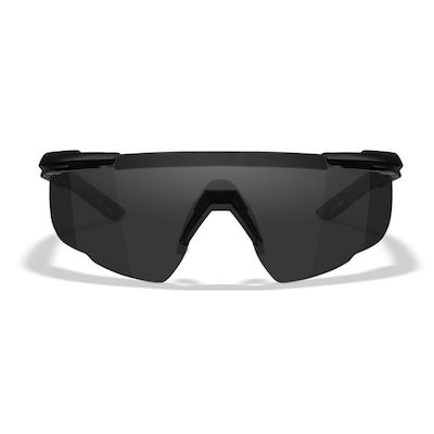 Wiley X Shooting Glasses Saber Advanced with UV Protection & Anti-Scratch Coating Black