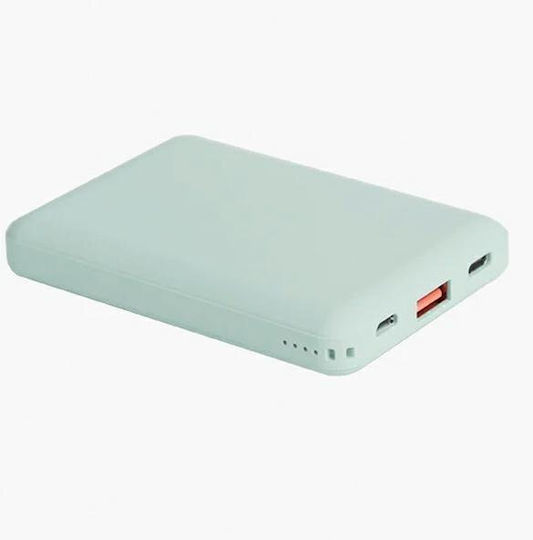 Uniq Fuele Mini Power Bank 8000mAh 18W με Θύρα USB-A και Θύρα USB-C Power Delivery Πράσινο