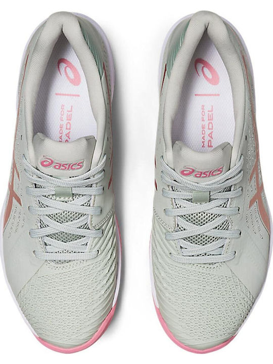 ASICS Solution Swift FF Γυναικεία Παπούτσια Padel για Όλα τα Γήπεδα Light Sage / Rose Gold