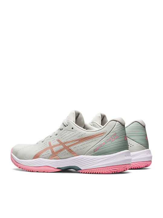 ASICS Solution Swift FF Γυναικεία Παπούτσια Padel για Όλα τα Γήπεδα Light Sage / Rose Gold