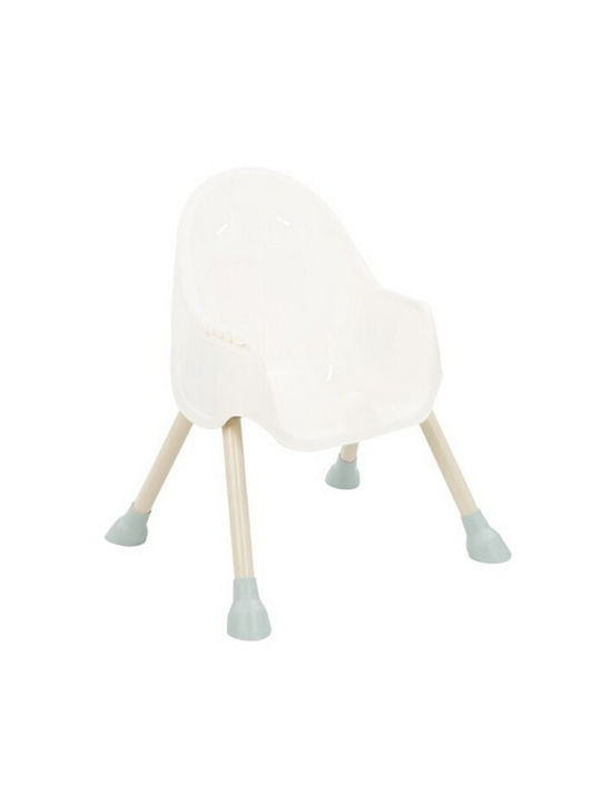 Kikka Boo Brie Scaun de Masă pentru Copii 2 în 1 cu Cadru Metalic & Scaun din Piele Ecologică Ca