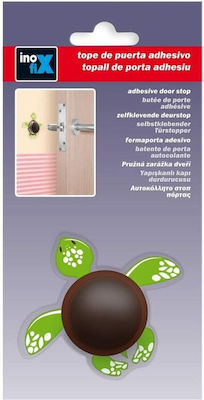 Door Stopper Adhesive Χελώνα Plastic Green - 1pcs