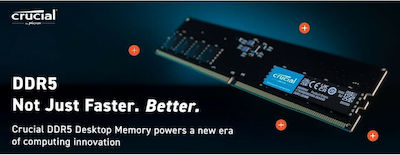 Crucial 8GB DDR5 RAM with 4800 Speed for Desktop