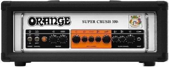 Orange Super Crush 100 Head for Electric Guitar 100W Black