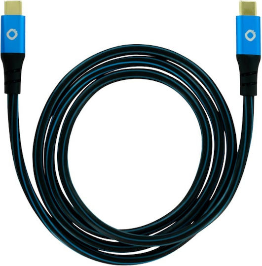 Oehlbach Plus CC USB 3.1 Cable USB-C male - USB-C Μπλε 1m D1C9351