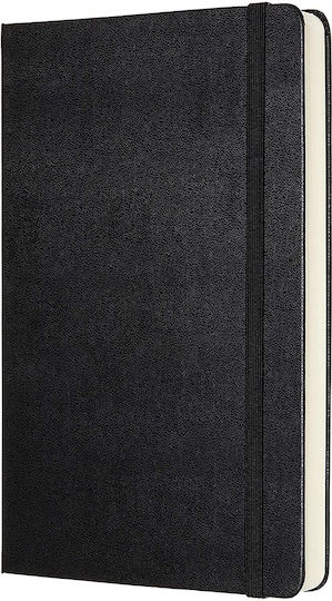 Moleskine Classic Collection Σημειωματάριο Bullet 400 Φύλλων με Λευκές Σελίδες με Σκληρό Εξώφυλλο και Λάστιχο Μαύρο