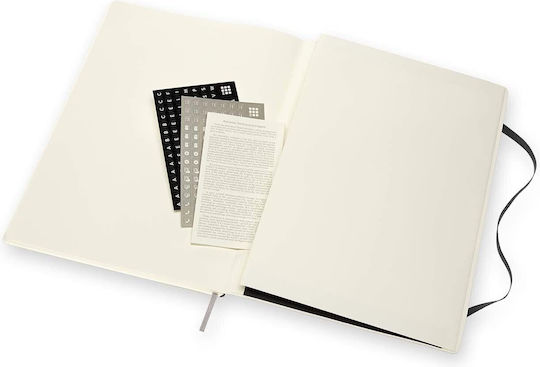 Moleskine Pro Тетрадка A4 с Ластик Черен