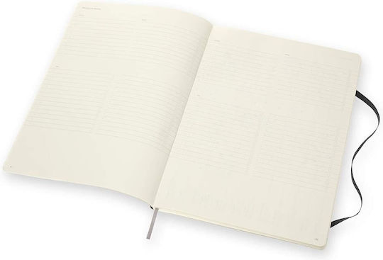 Moleskine Pro Тетрадка A4 с Ластик Черен