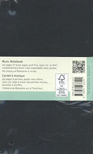 Moleskine Caiet B5 192 Foi cu Copertă Dură și Cauciuc Negru
