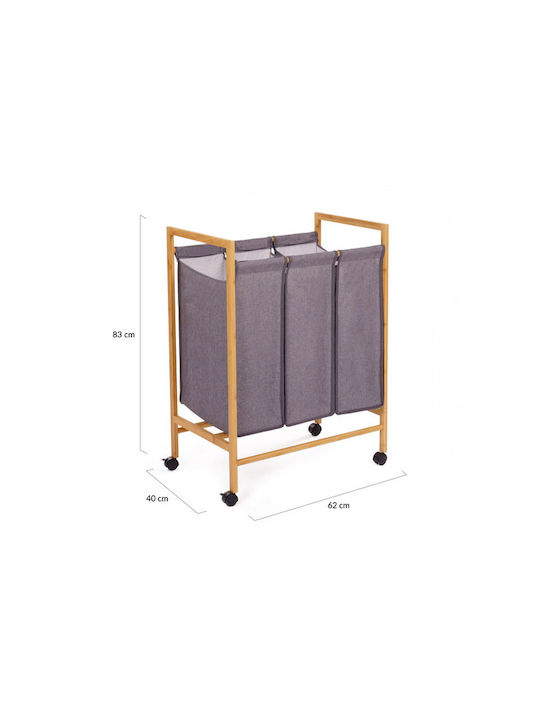 Idomya Maya Laundry Basket Bamboo Brown