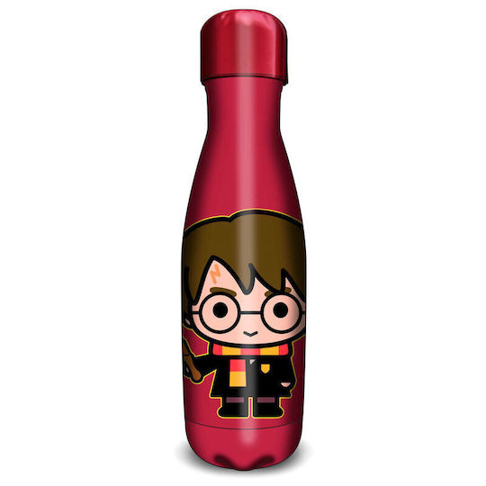 Karactermania Harry Potter Chibi Μπουκάλι Θερμός Ανοξείδωτο 500ml Κόκκινο