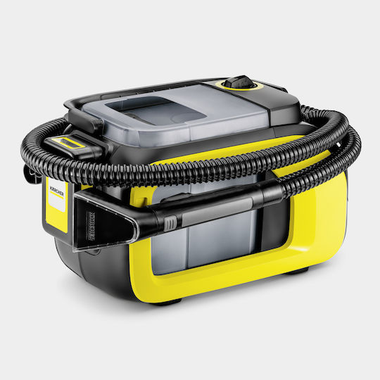 Karcher SE 3-18 Compact Rechargeable Vacuum Wet / Dry Without Charger and Battery with Plastic Bin 1.9lt