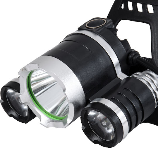 GloboStar Επαναφορτιζόμενος Φακός Κεφαλής LED IP54 με Μέγιστη Φωτεινότητα 3000lm