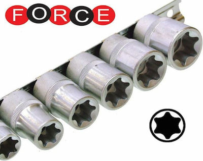 Force Socket Torx with Square Drive 3/8" Size E16