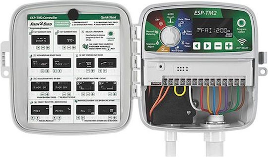 Rainbird ESP-TM2 Irrigation Programmer Electric Panel 6 Stops with Wi-Fi