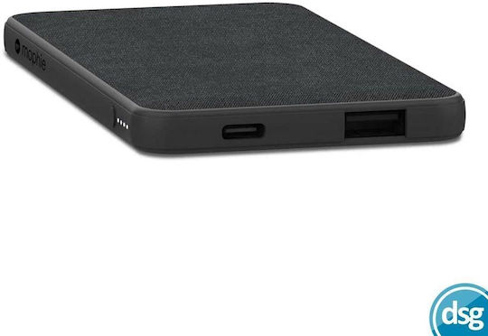 Mophie Powerstation Mini 5000mAh mit USB-A Anschluss und USB-C Anschluss Schwarz