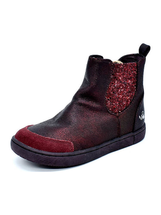 Ghete Copii cu Fermuar Burgundy