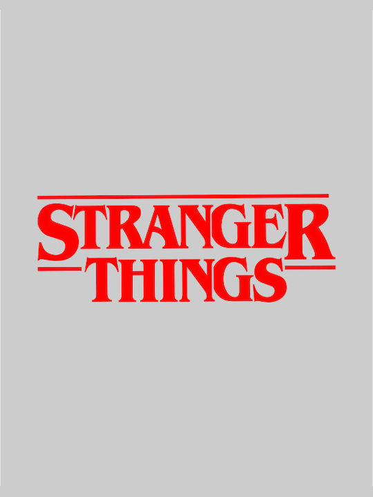 Γυναικείο Φούτερ με Κουκούλα Stranger Things σε Λευκό χρώμα