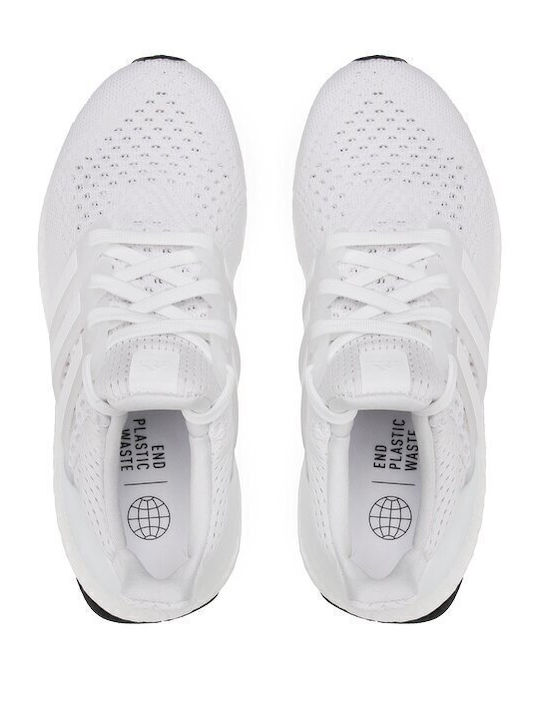 Ultraboost 1.0 Αθλητικά Παιδικά Παπούτσια Running με Κορδόνια Cloud White
